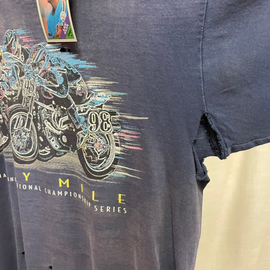 Vintage Indy Mile Grand Nationals Championship Series 1999 Tour Shirt L