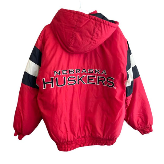 Vintage Nebraska Huskers Puffer Jacket LOGO 7 M