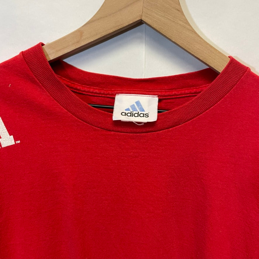 Vintage Nebraska Huskers Adidas Shirt L