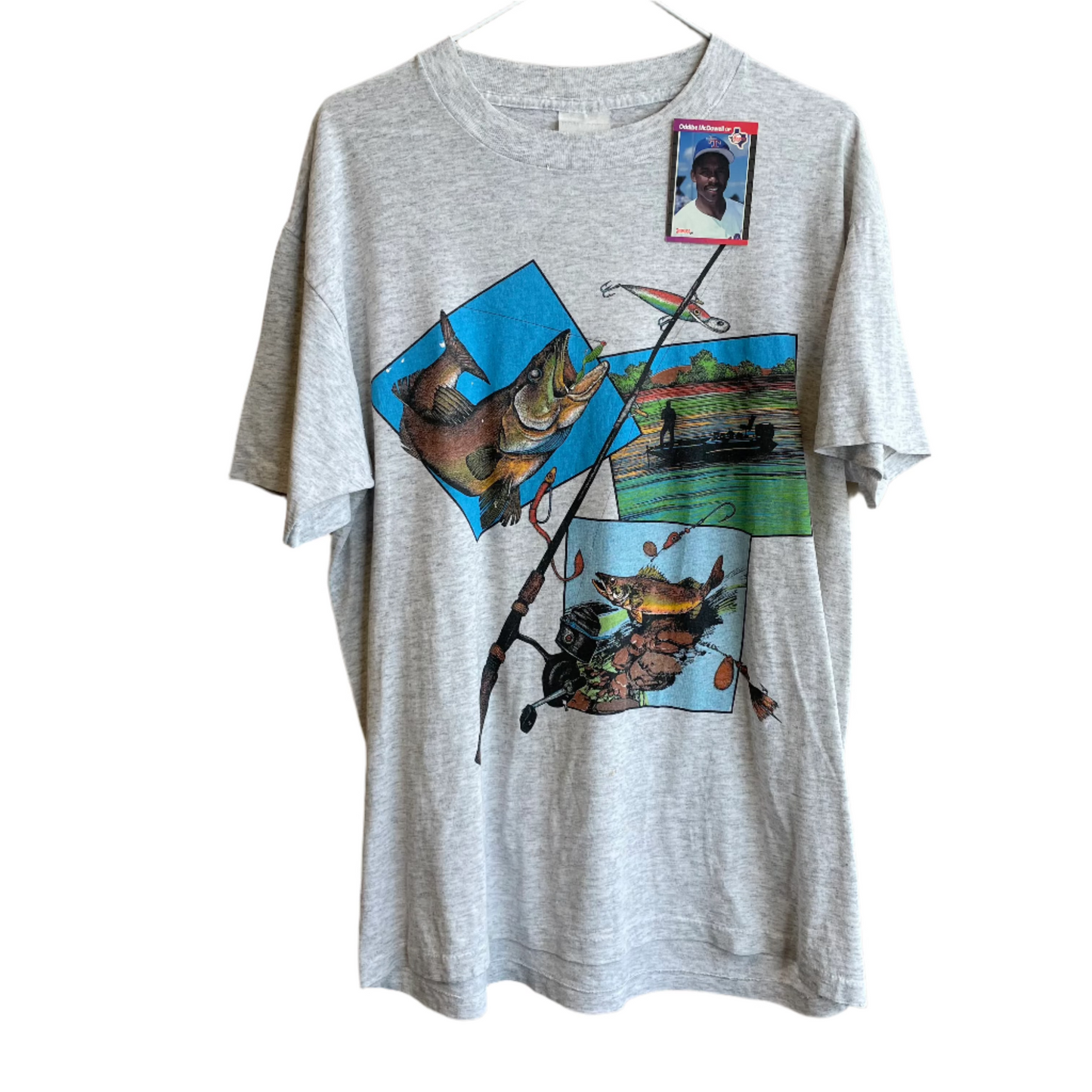 Vintage Fishing Graphic Shirt L