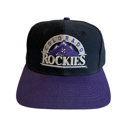 Vintage Colorado Rockies The Game Snapback Hat