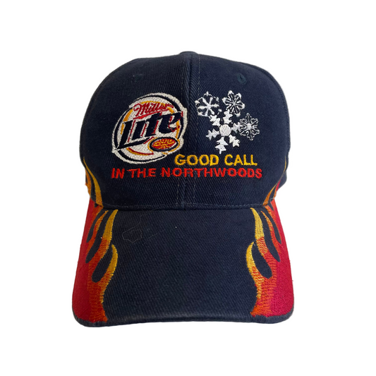 Vintage Miller Lite Beer Northwoods Strapback Hat