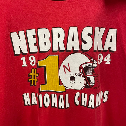 Vintage Nebraska Huskers 1994 National Champions XL