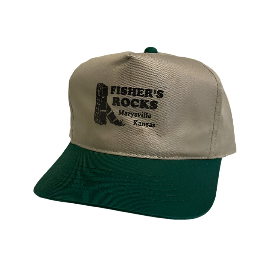 Vintage Fisher's Rocks Marysville Kansas Snapback Hat
