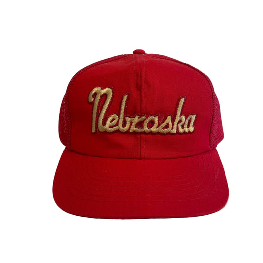 Vintage Nebraska Huskers Snapback Trucker Hat