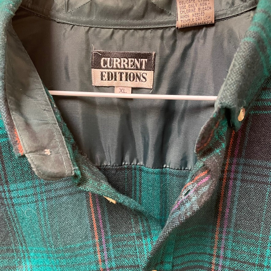 Vintage Current Editions Flannel XL