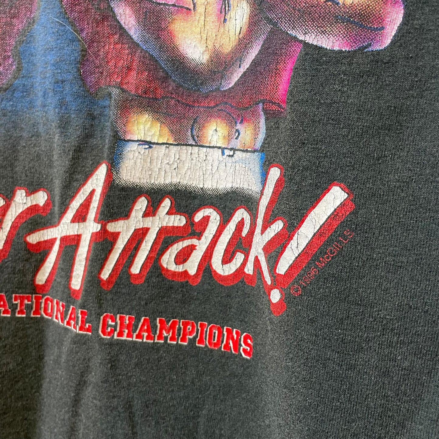 Vintage Nebraska Huskers Back to Back National Champions Shirt XL