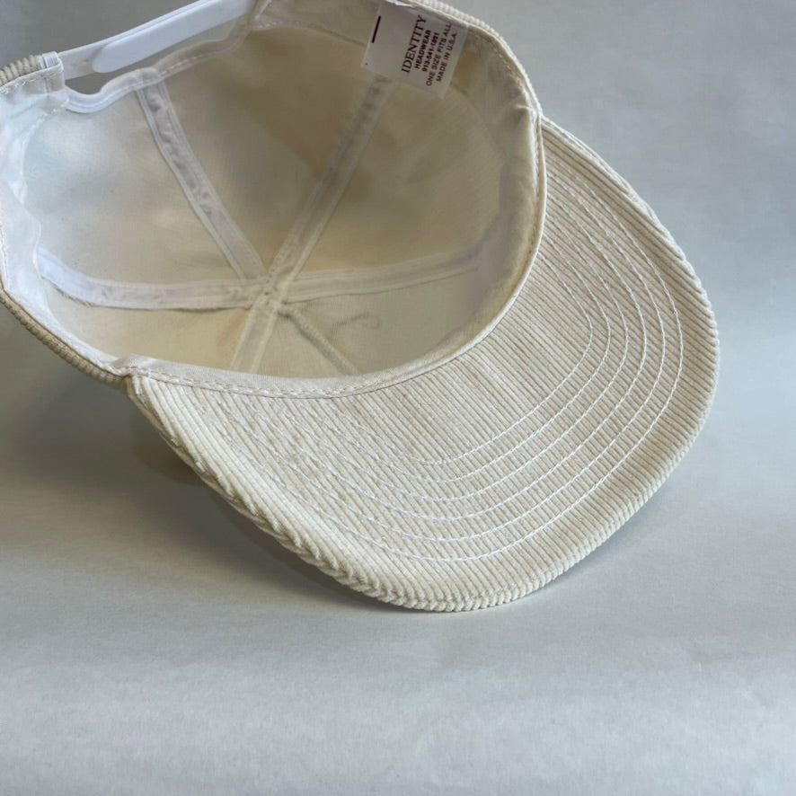 Vintage Woodmen Corduroy Snapback Hat