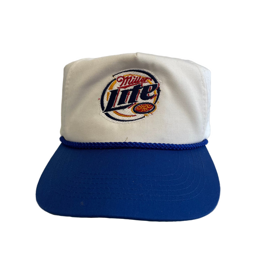 Vintage Miller Lite Beer Snapback Hat