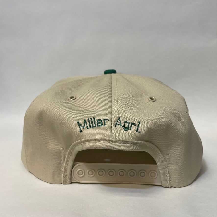 Vintage Miller Ag Deer Snapback Hat
