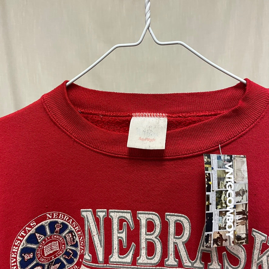 Vintage Nebraska Huskers Crewneck L
