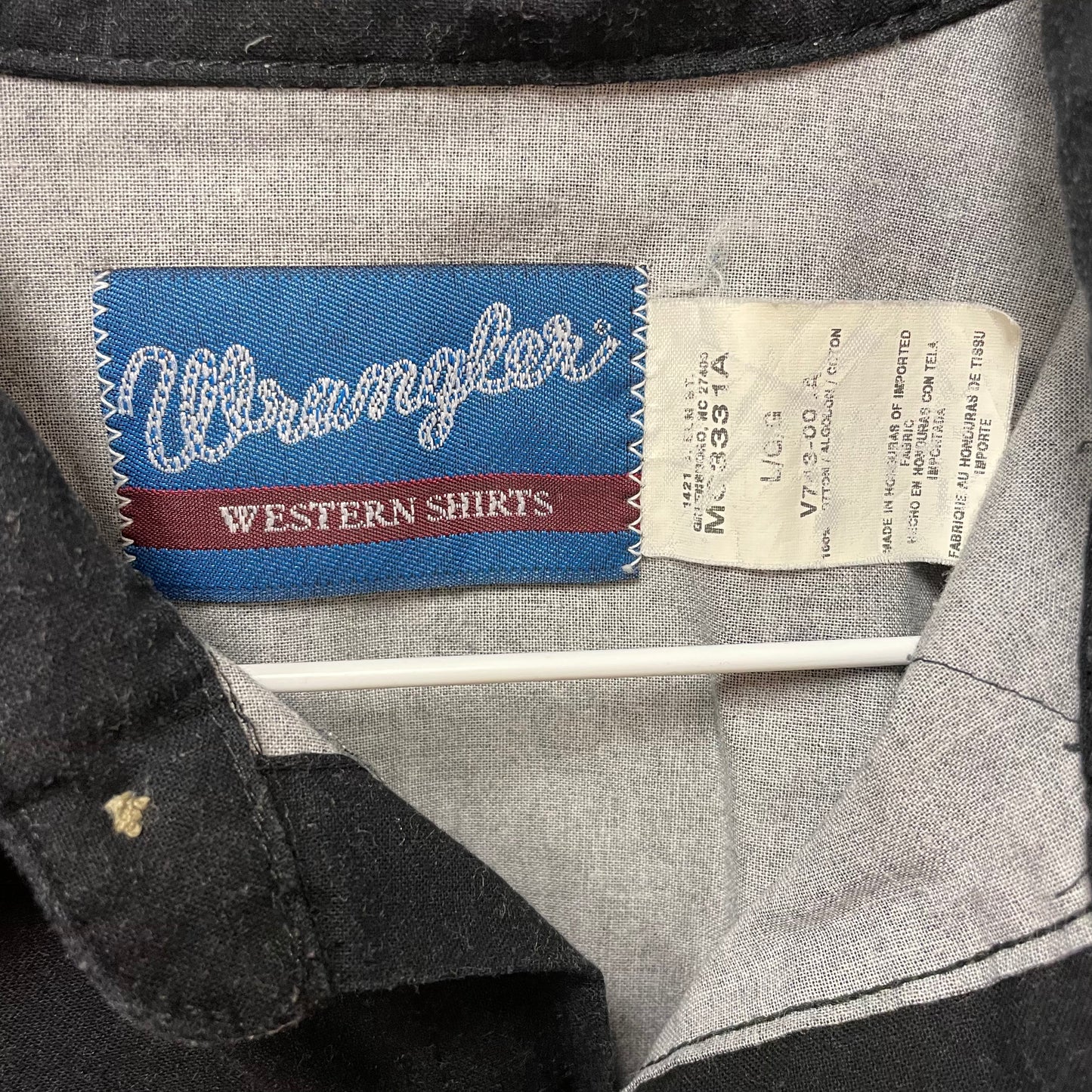 Vintage Wrangler Aztec Western Pearlsnap L