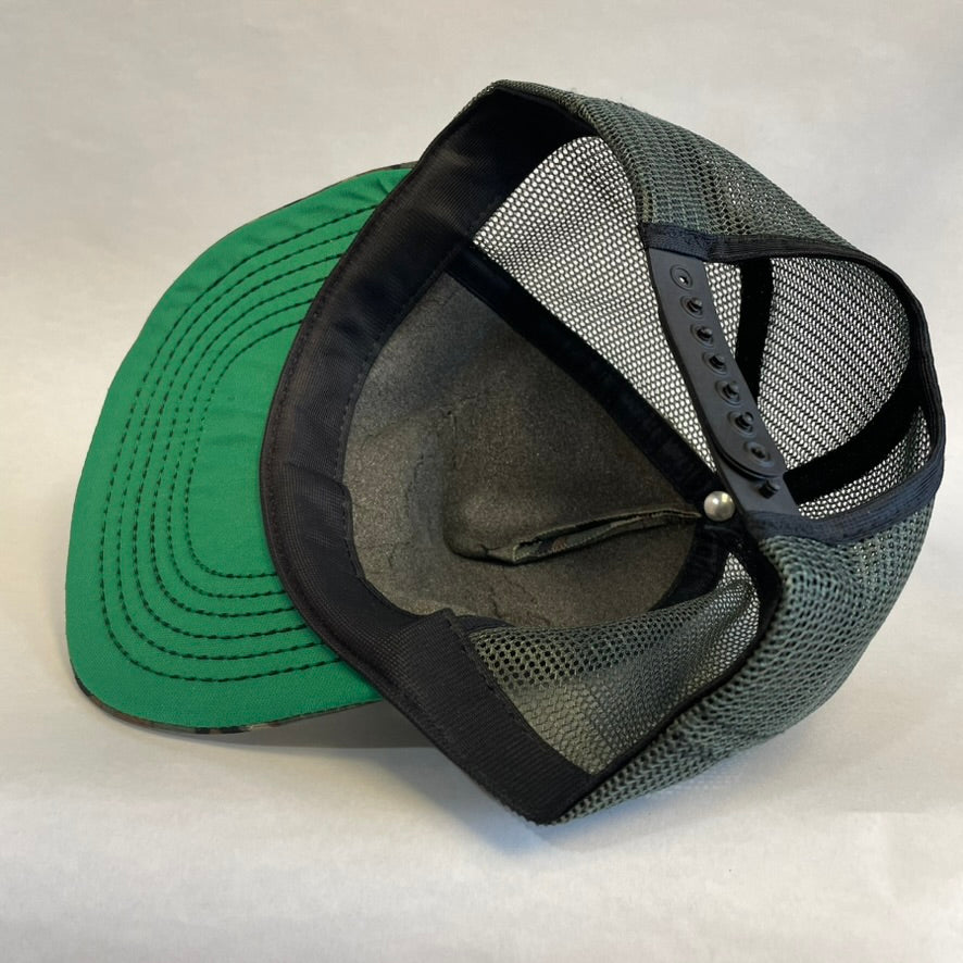 Vintage Bass Master Camo Snapback Trucker Hat *FLAW*