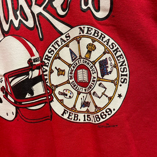 Vintage Nebraska Huskers Crewneck L