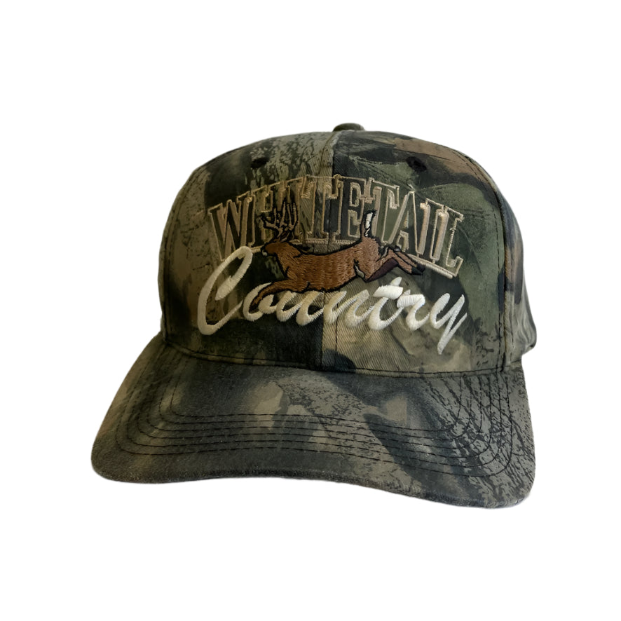 Vintage Whitetail Country Camo Snapback Hat