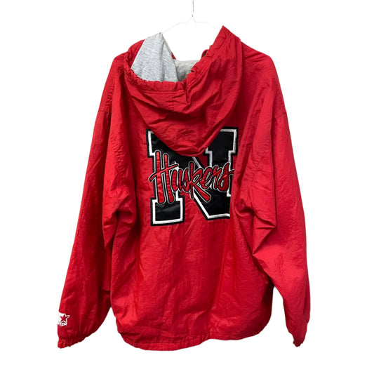 Vintage Nebraska Huskers Windbreaker Jacket L