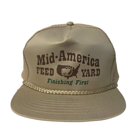 Vintage Mid America Feed Yard Snapback