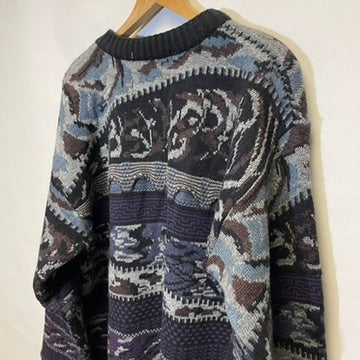 Vintage Megalos Coogi Style Sweater L