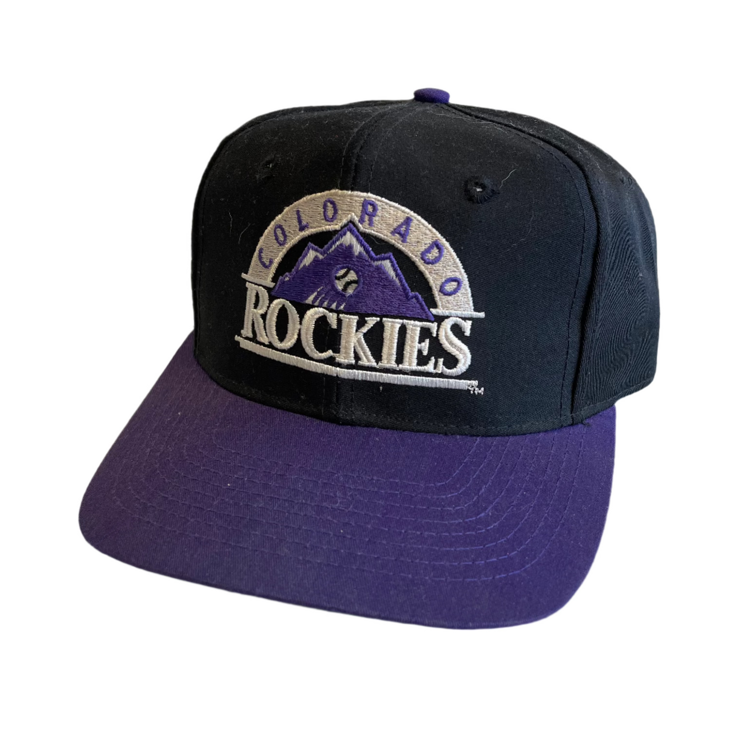 Vintage Colorado Rockies The Game Snapback Hat