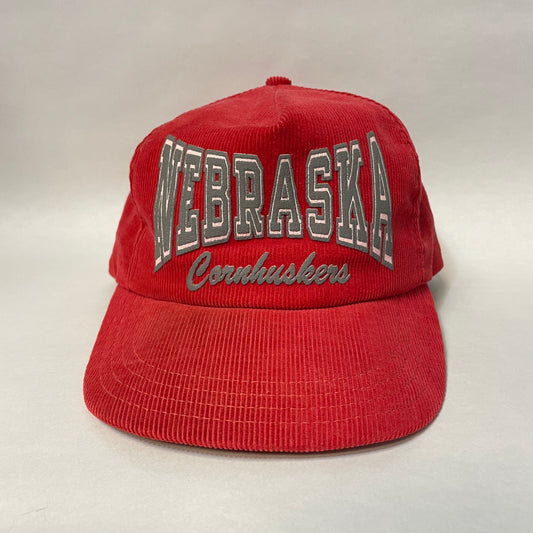 Vintage Nebraska Cornhuskers Corduroy Snapback