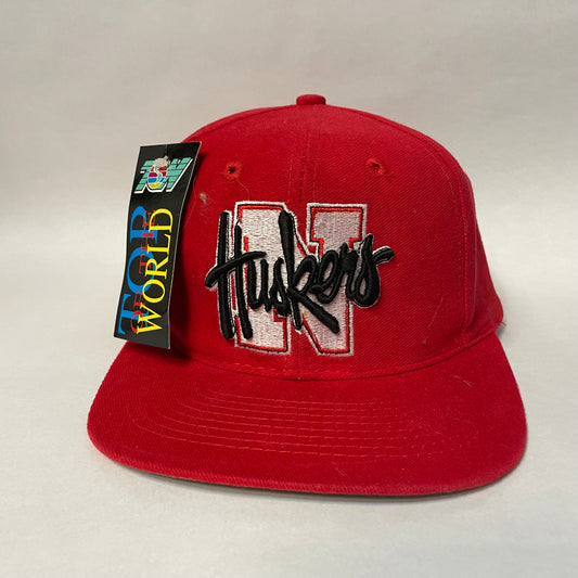 Vintage Nebraska Huskers Snapback NWT