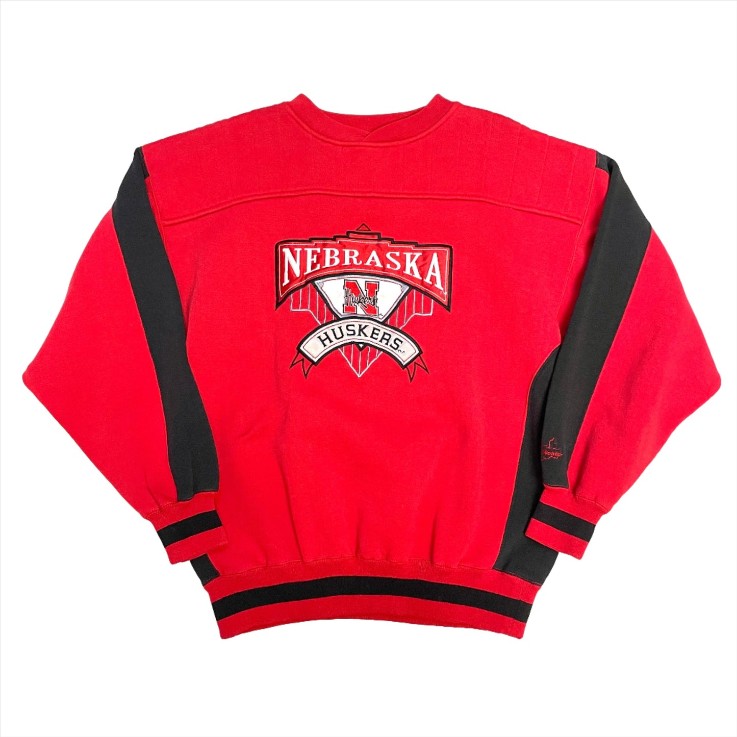 Vintage Nebraska Huskers Midwest Embroidery Crewneck L