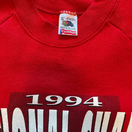 Vintage Nebraska Huskers 1994 National Champs Crewneck XL