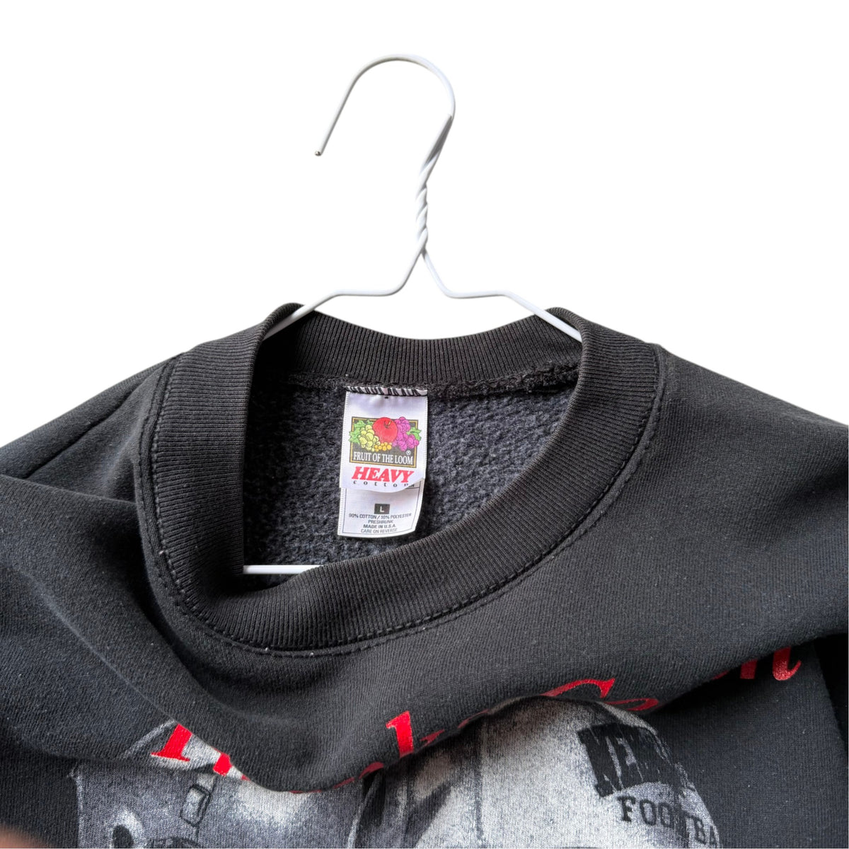 Vintage Nebraska Huskers Tom Osborne Crewneck - L