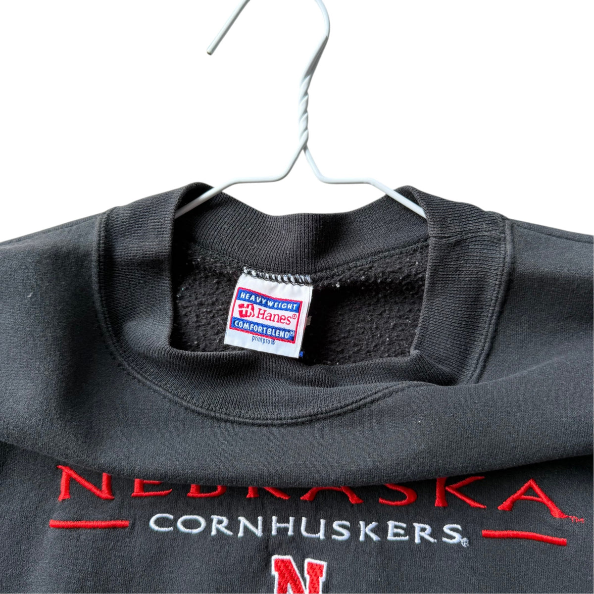 Vintage Nebraska Huskers Crewneck - L