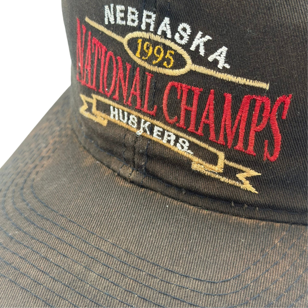 Vintage Nebraska Huskers 1995 National Champs Snapaback Hat