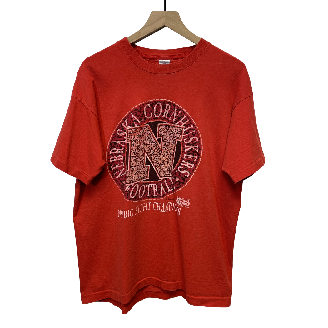 Vintage Nebraska Huskers Big Eight Champions Graphic Shirt XL