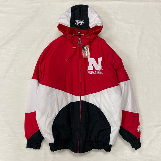 Vintage Nebraska Huskers Puffer Jacket M
