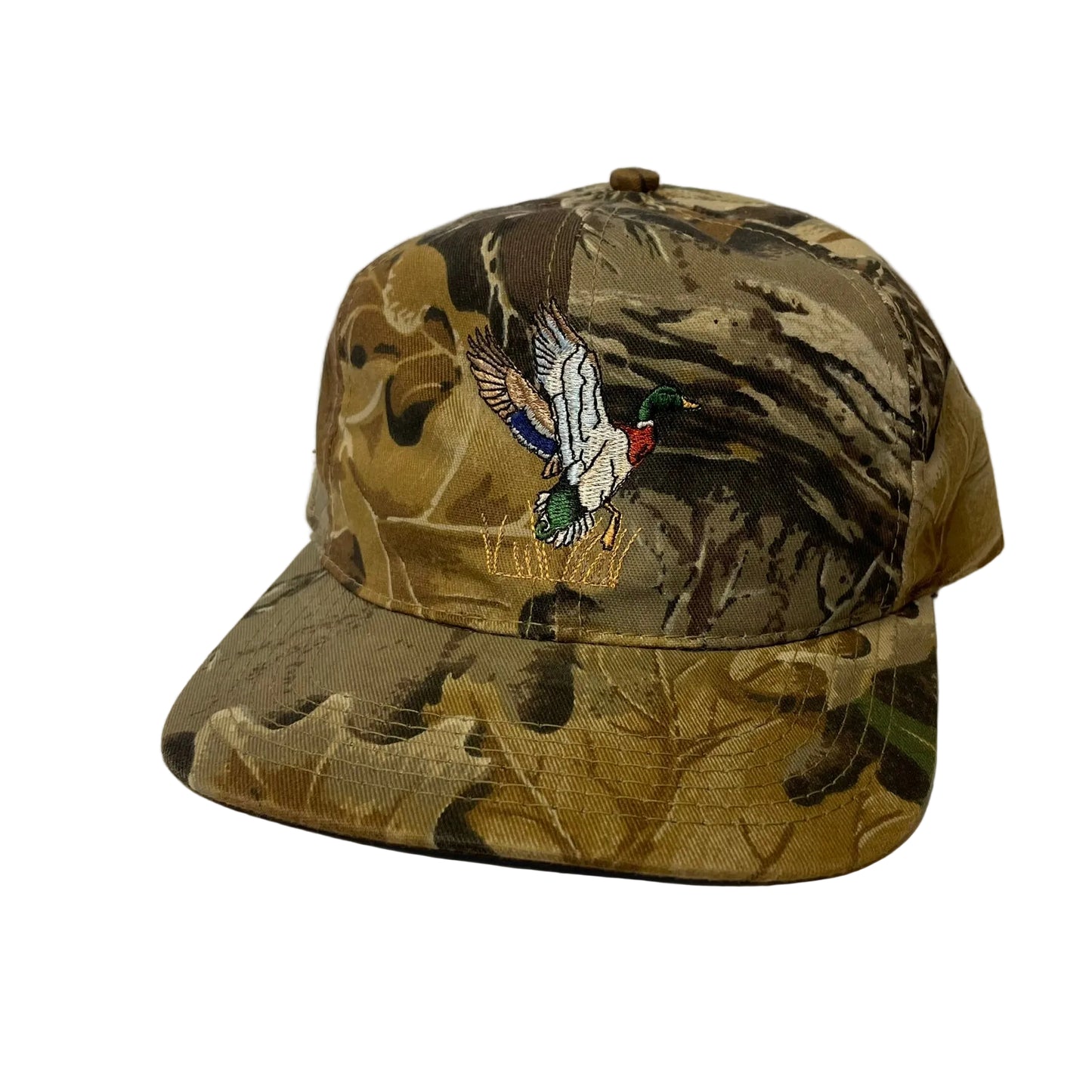 Vintage Mallard Duck Camo Snapback Hat