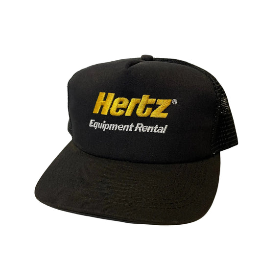 Vintage Hertz Equipment Rental Snapback Trucker Hat