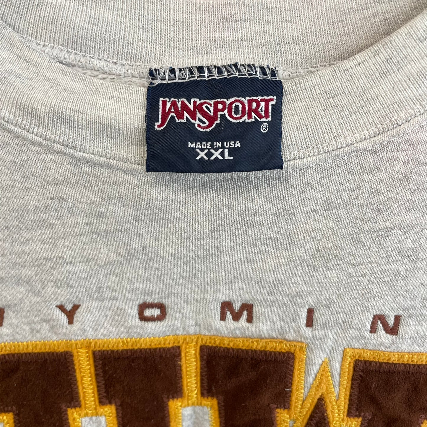 Vintage University of Wyoming Cowboy Jansport Crewneck XXL