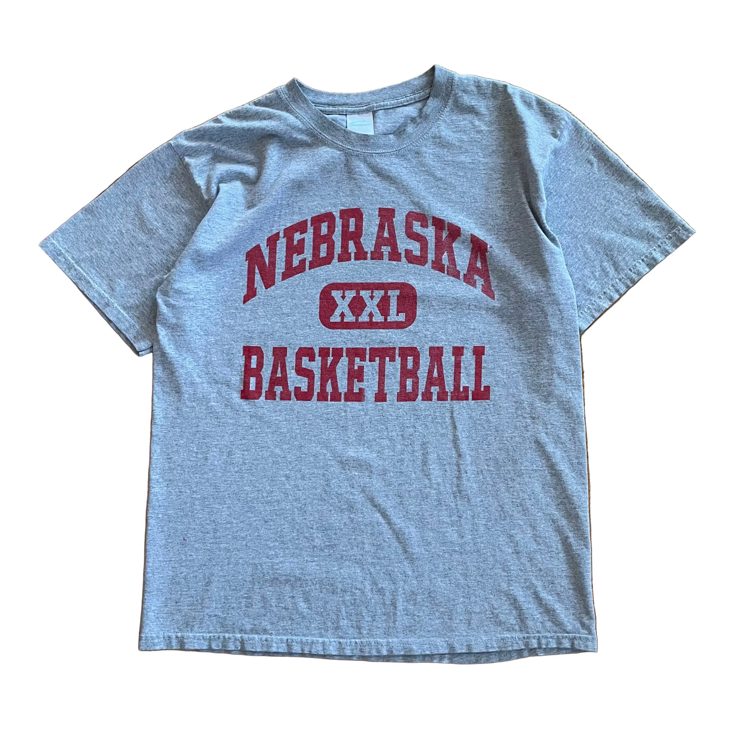 Vintage Nebraska Huskers Basketball Shirt L