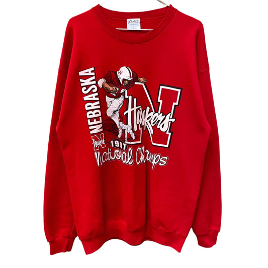 Vintage Nebraska Huskers 1997 National Champions Crewneck L