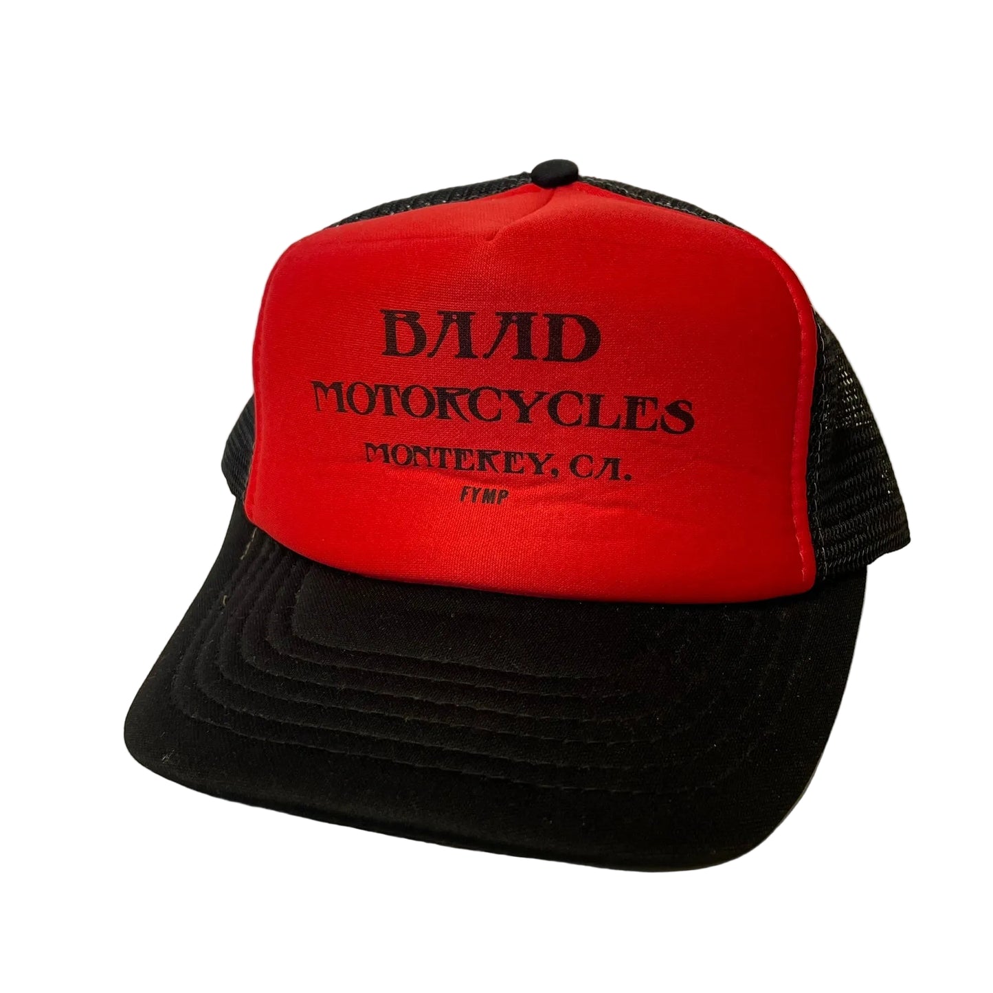 Vintage Baad Motorcylces Monterey California Snapback Trucker Hat