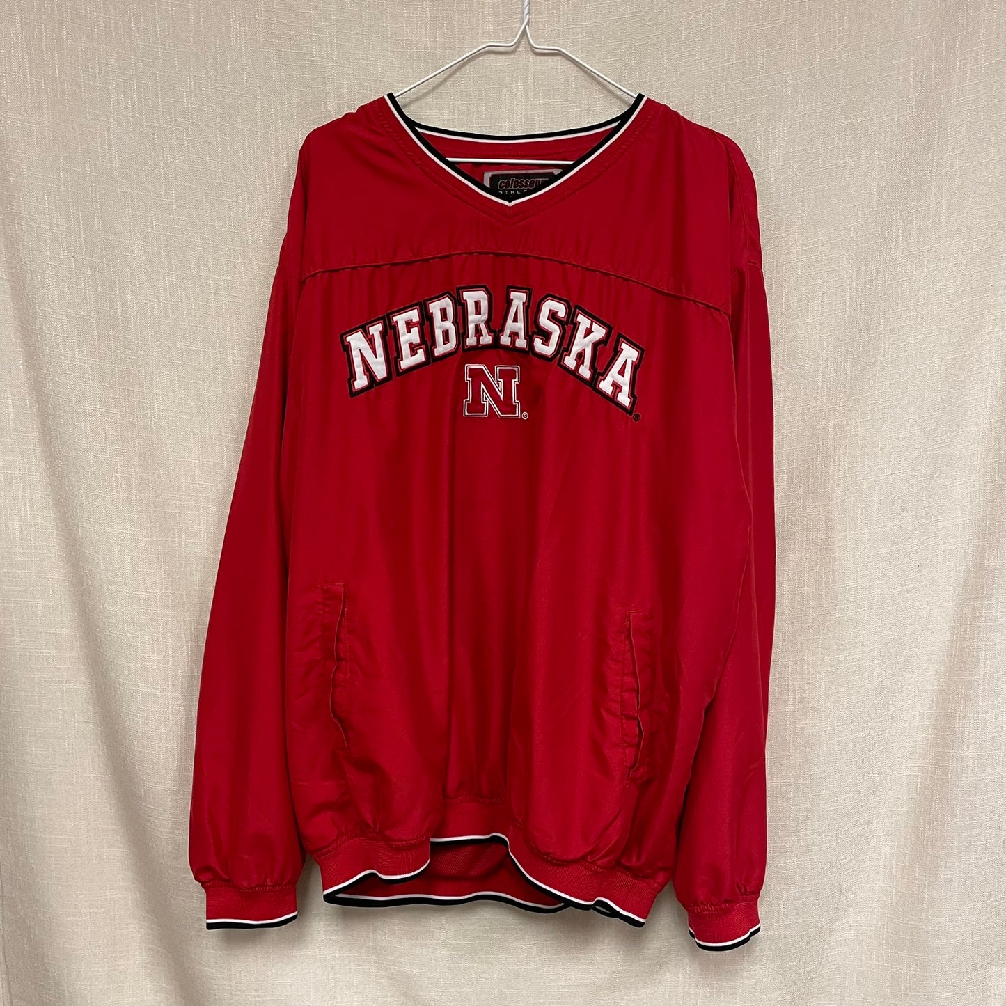 Vintage Nebraska Huskers Windbreaker XXL