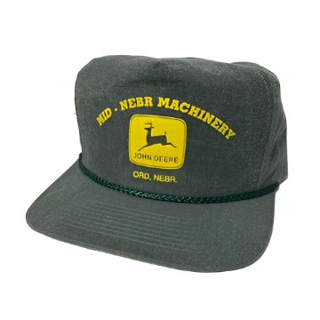 Vintage John Deere Mid - Nebraska Ord Machinery Snapback