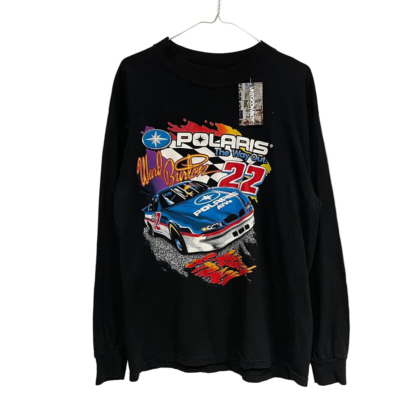 Vintage Polaris Ward Burton Racing Long Sleeve Shirt L