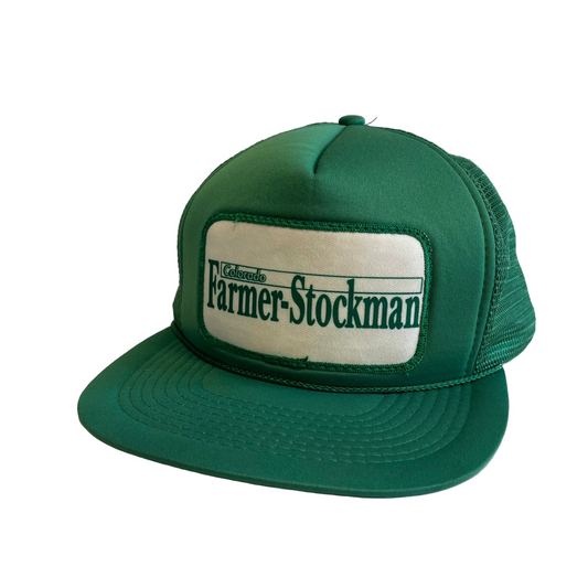 Vintage Colorado Farmer Stockman Snapback Trucker Hat