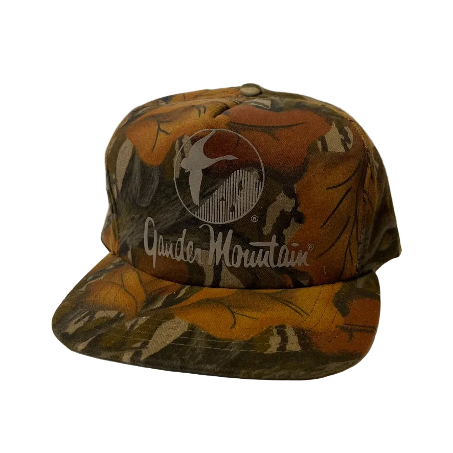 Vintage Gander Mountain Camo Snapback Hat