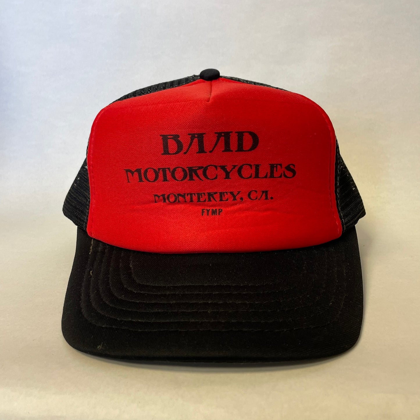 Vintage Baad Motorcylces Monterey California Snapback Trucker Hat