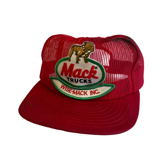 Vintage Mack Trucks Wise-Mack Inc. Snapback Hat
