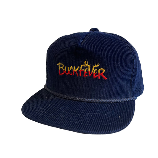 Vintage Buckfever Corduroy Snapback Hat