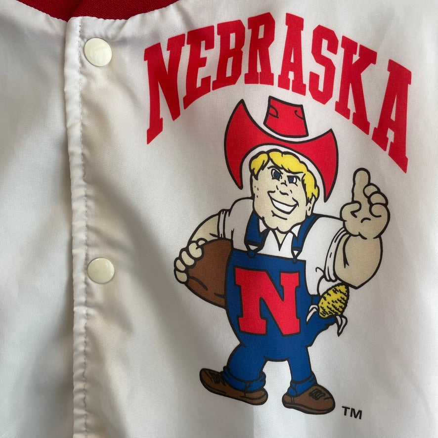 Vintage Nebraska Huskers Chalk Line AOP Button Jacket M