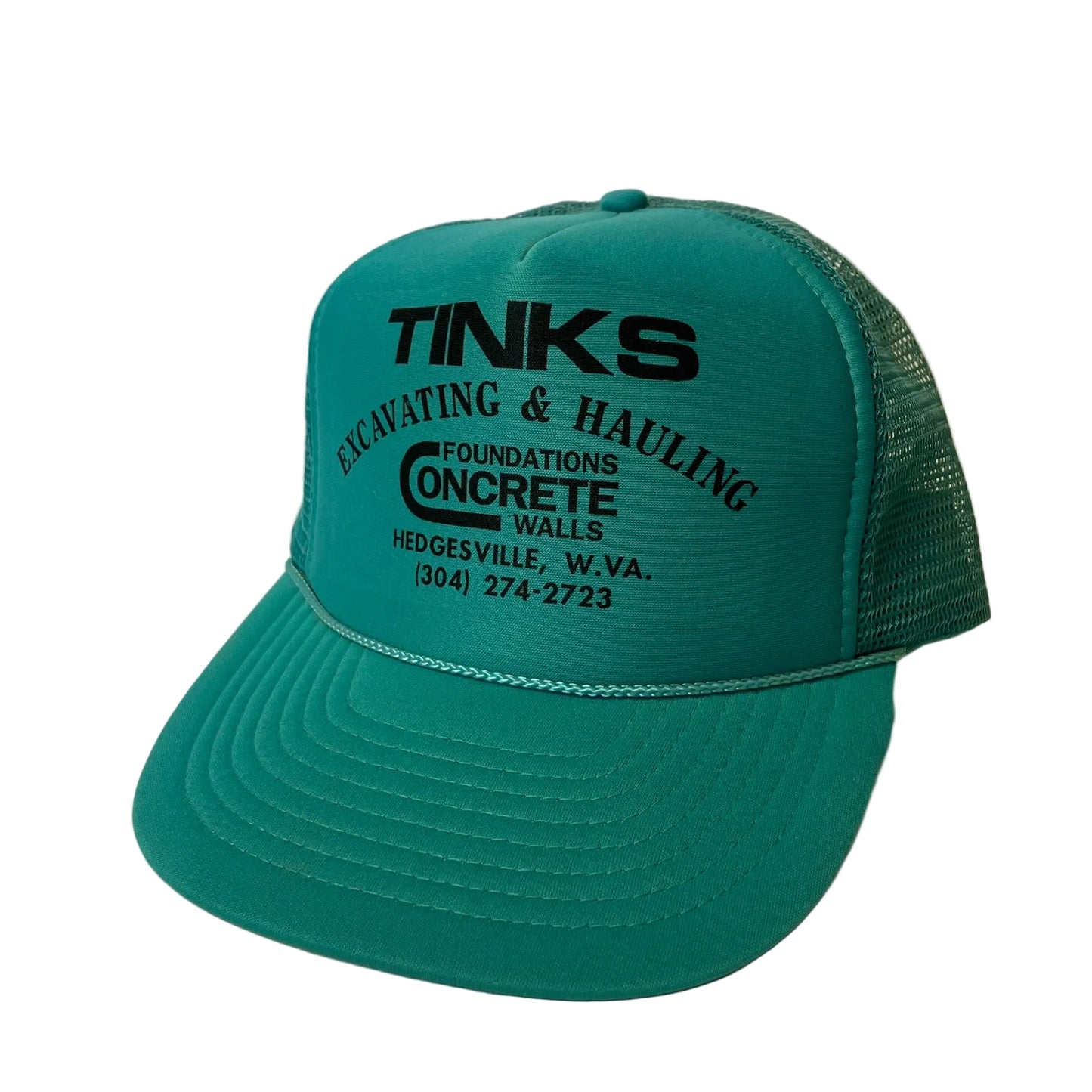 Vintage Tinks Excavating & Hauling Gedgesville West Virginia Snapback Trucker Hat