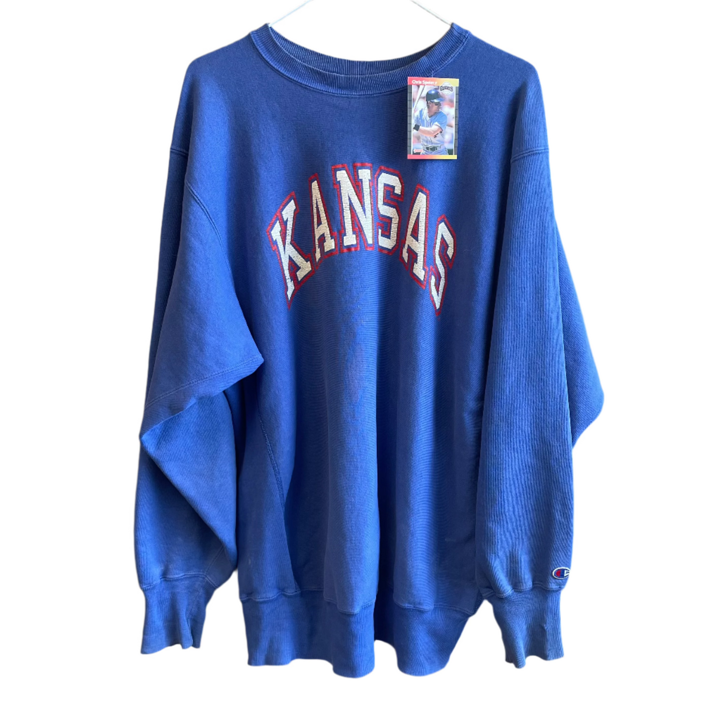 Vintage Kansas Jayhawks Champion Reverse Weave Crewneck XXL