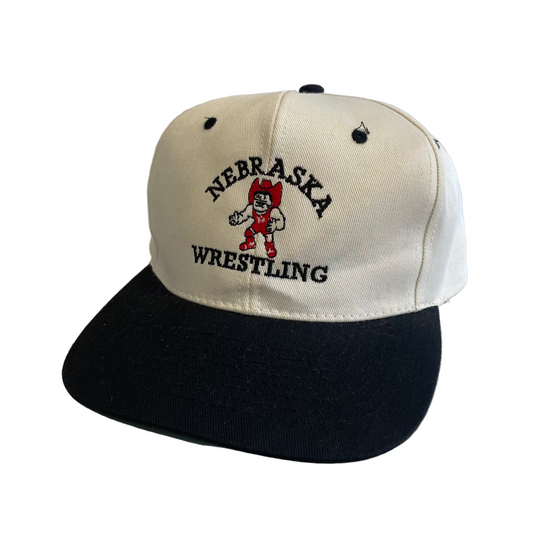 Vintage Nebraska Huskers Wrestling 1995 BIG 8 Champions Snapback Hat